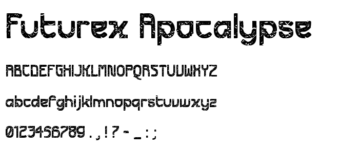 Futurex Apocalypse font